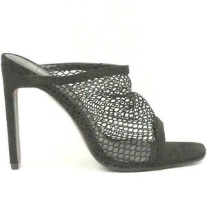 Boohoo Fishnet heels Size 7